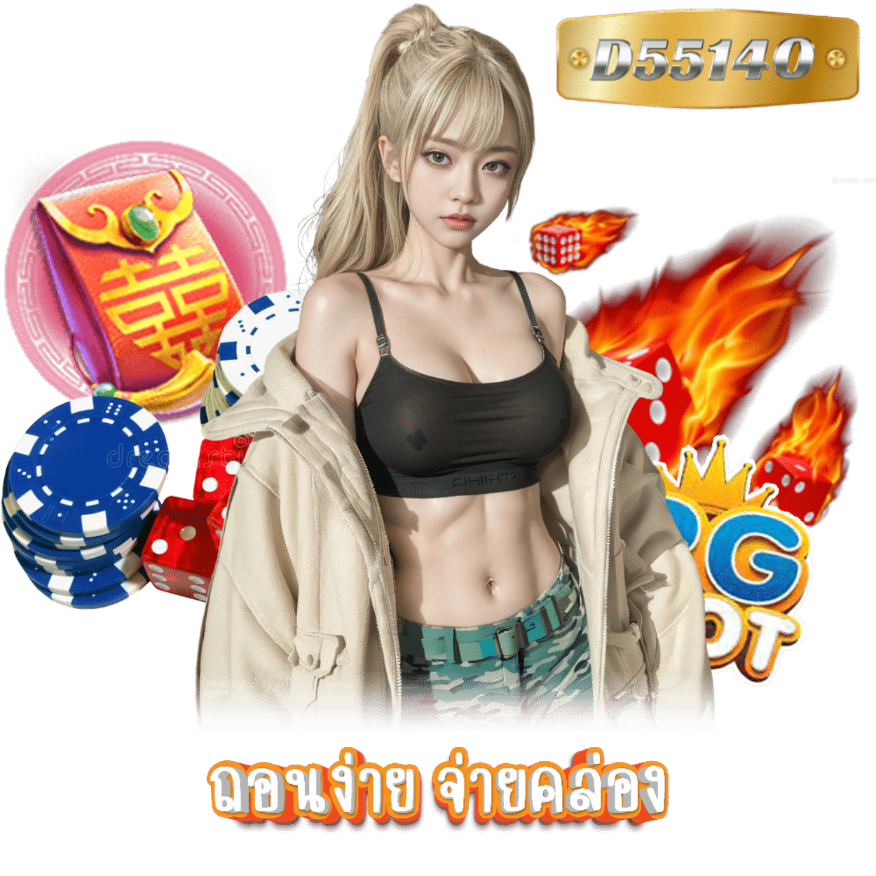 D55140 สล็อต แจ็คพอตแตกไว